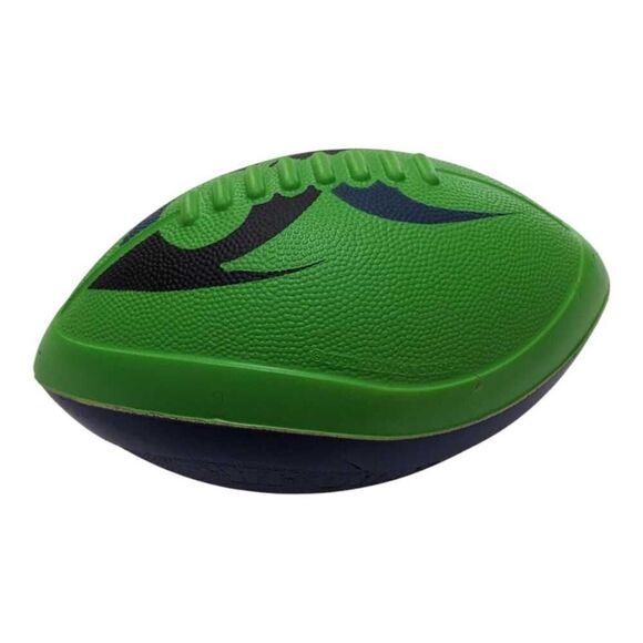 Nerf Football Turbo Jr 1996 8.5" long Vintage Tonka HTF Green Blue‎ Rare Vintage - Picture 3 of 6